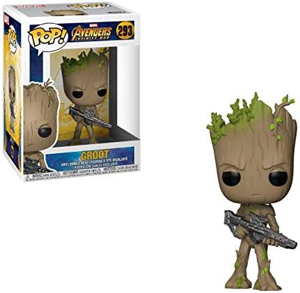 Funko POP Marvel Avengers Infinity War - Teen Groot with Gun Multicolor Standard