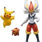 Pokemon Battle Figure 2 Pack - 2-Inch Eevee and 4.5-Inch Scyther Battle Ready Figures