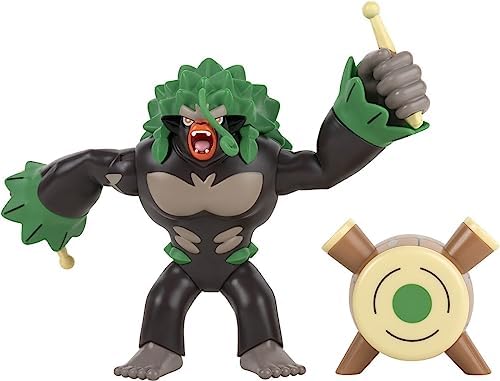 Pokemon Rillaboom Epic Battle Figure 12-Inch - Epic Scale Fully Articulated - Authentic