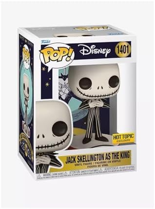 Funko The Nightmare Before Christmas Jack Skellington As The King Vinyl Figure Pop 1401