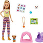 Barbie It Takes Two Stacie Doll Camping Playset with Doll Pet Tent Puppy Sticker Sheet