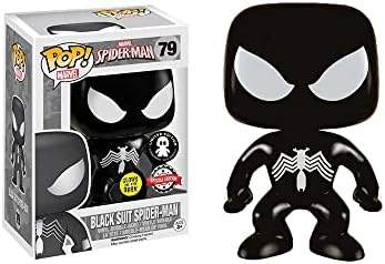 FunKo Pop Spider-Man Black Suit Spider-Man GITD