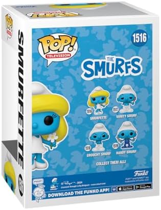 Funko POP TV Smurfs - Smurfette - 16 Odds for Rare Chase Variant - Smurfs - Collectable Vinyl Figure