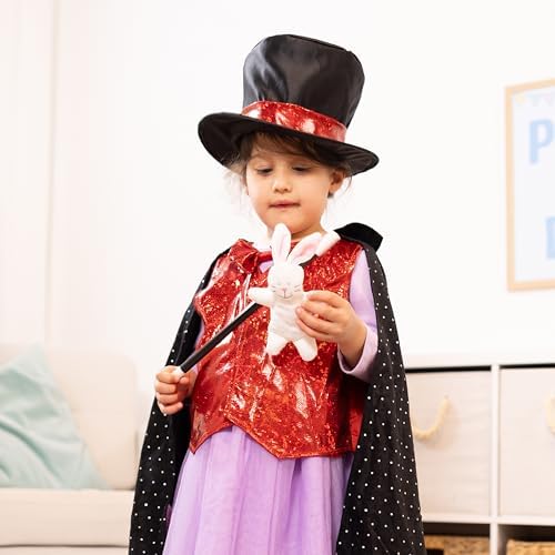 Melissa & Doug Melissa Doug unisex-children Magician Role Play Costume Set - Includes Hat