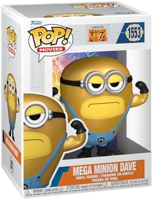 Funko POP Movies Despicable Me 4 - Super Dave - Despicable Me Minions - Collectable Vinyl Figure