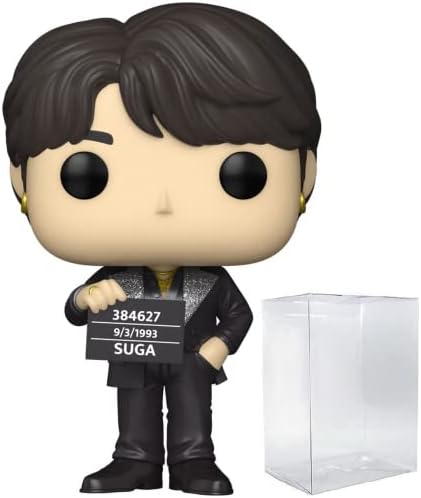 Funko POP Rocks BTS Butter - Suga Funko Pop Vinyl Figure Bundled with Compatible Pop Box