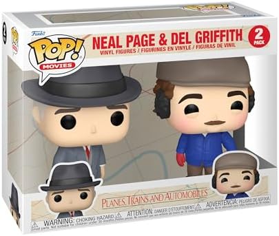 Funko POP Movies Planes Trains and Automobiles - Neal and Del 2-Pack - Planes Trains and Automobiles - Collectable Vinyl Figure