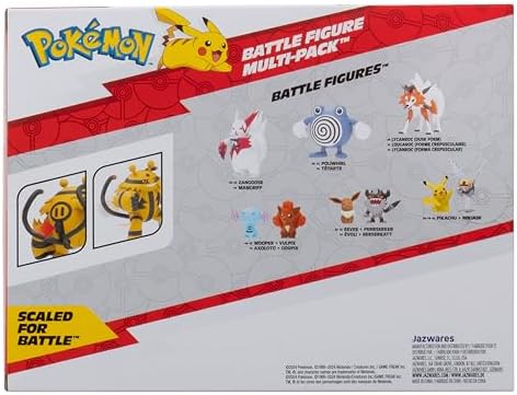 Pokemon Battle Figure 3 Pack - Features 2-Inch Misdreavus and Alolan Marowak and 3-Inch