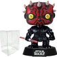 Funko Visit the Funko Store Funko Pop Protector Bundle - 1 Star Wars Darth Maul 09 Pop