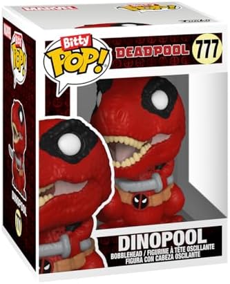 Funko Bitty POP Deadpool - Dinopool 4-Pack and A Surprise Mystery Mini Figure - 0.9 Inch
