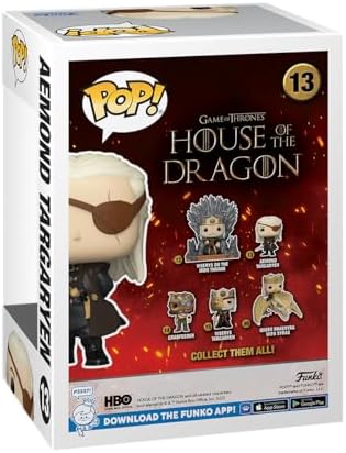 Funko POP TV House of The Dragon - Aemond Targaryen - 16 Odds for Rare Chase Variant - Collectable Vinyl Figure