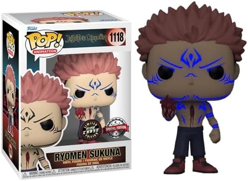Funko Jujutsu Kaisen POP Buddy Animation Vinyl Figurine Sukuna wHeart 9 cm