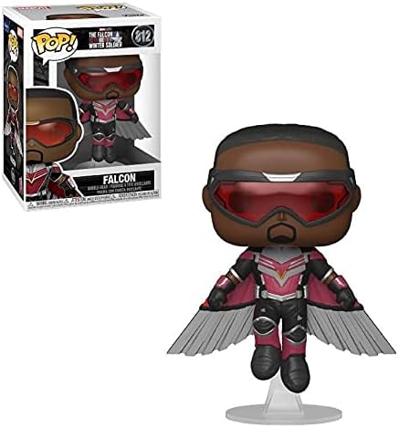 Funko Pop Marvel The Falcon and The Winter Soldier - Falcon Flying Vinyl Figure Bundled