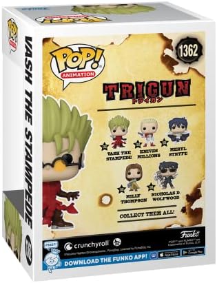 Funko Pop Animation Trigun - VASH The Stampede with Chase Styles May Vary