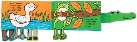 Melissa & Doug Melissa Doug Soft Activity Baby Book - Whose Feet