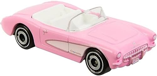 Hot Wheels 1956 Corvette Barbie The Movie Pink Long Card