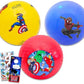 Marvel Avengers Spiderman Playground Ball Set - 3 Textured Superhero Playground Balls