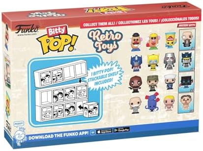 Funko Bitty POP Retro - Mr. Potato Head 4-Packa and A Surprise Mystery Mini Figure - 0.9