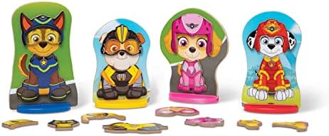 Melissa & Doug Melissa Doug PAW Patrol Wooden Magnetic Pretend Play 64 Pieces