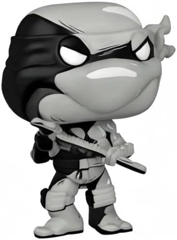 Funko POP Teenage Mutant Ninja Turtles - Donatello PX Previews Black White Chase Funko