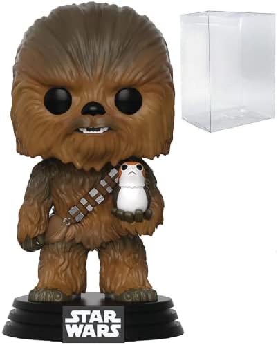 Funko Star Wars The Last Jedi - Chewbacca with PORG Funko Pop Vinyl Figure Bundled with