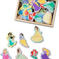 Melissa & Doug Melissa Doug Disney Princess Wooden Magnets - 20 Character Magnets