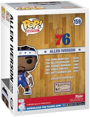 Funko POP NBA Legends - Allen Iversonaa Iverson - 2005 - Collectable Vinyl Figure