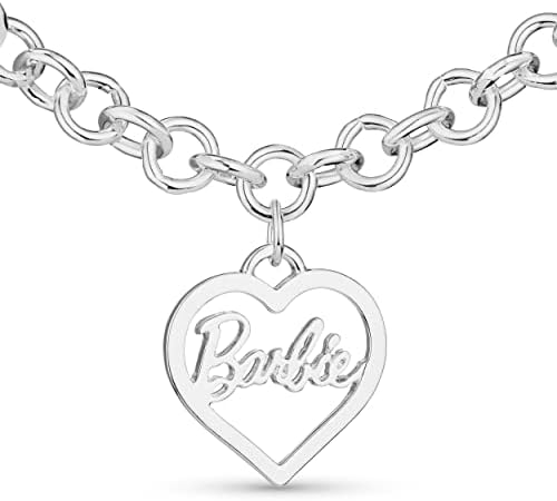 Barbie Round Link Heart Necklace