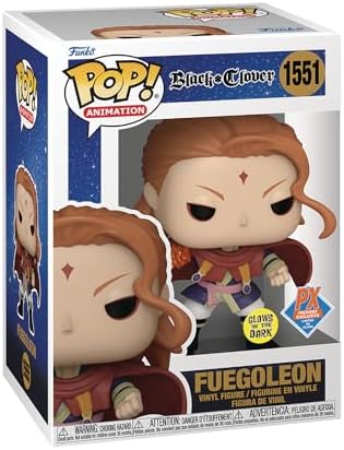 Funko Pop Animation Black Clover - Fuegoleon Vermillion Glow in The Dark Figure PX