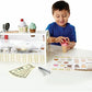 Melissa & Doug Melissa Doug Wooden Scoop and Serve Ice Cream Counter With Play Food and