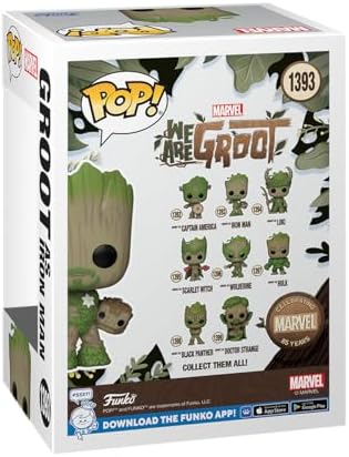 Funko POP Marvel We are Groot - Iron Man - Groot Shorts - Collectable Vinyl Figure