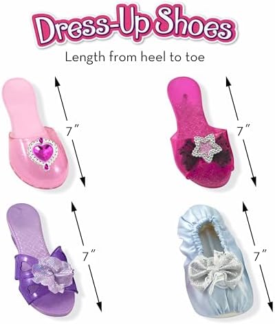 Melissa & Doug Melissa Doug Role Play Collection Step in Style Set of 4 Pairs