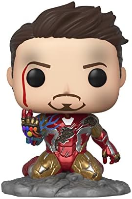 Funko Pop Avengers Endgame I Am Iron Man Glow-in-The-Dark Deluxe Vinyl Figure Multicolored