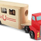 Melissa & Doug Melissa Doug Horse Carrier Wooden Vehicle