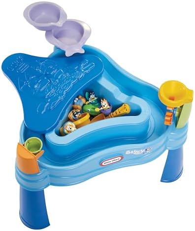 Little Tikes Bluey Water Table with 6 Bluey Active Play for Boys and Girls Ages 1-6 Years