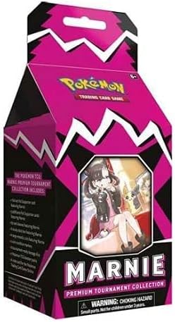Pokemon Marnie Premium Tournament Collection Box Set 7 Booster Packs promos
