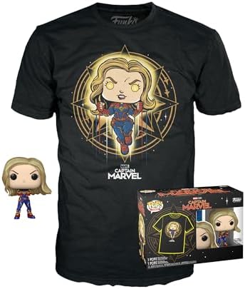 Funko Pop Pop and Tee Marvel - Captain Marvel L