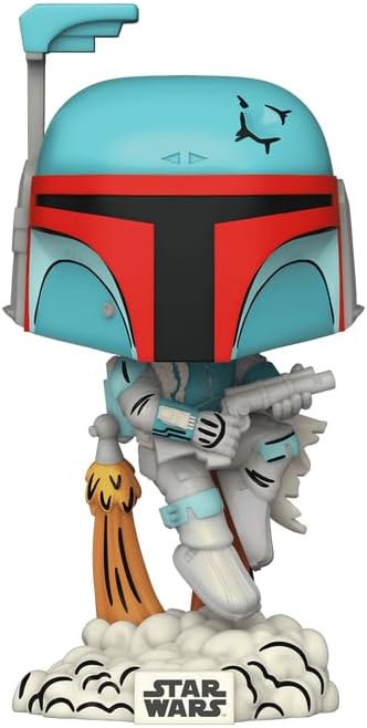 Funko Pop! Star Wars: Retro Reimagined - Boba Fett (Target Exclusive) with Byron's Attic Protector