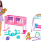 Barbie Skipper Doll Nursery Playset with Includes Twin Baby Dolls Crib Swing See-Saw More