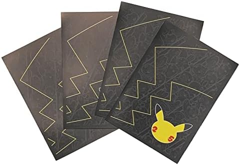 Pokemon Celebrations - Pikachu - Pokemon Card Sleeves - 65 Count Pack - Deck Protector -