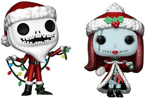 Funko Pop Disney NBC Nightmare Before Christmas - Santa Jack Sally Diamond 2-Pack Shop