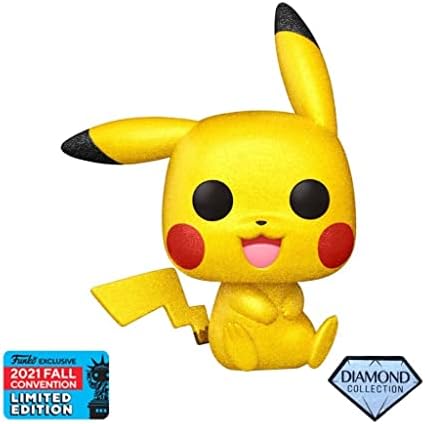 Funko Pop Pokemon Pikachu Waving - Diamond Collection