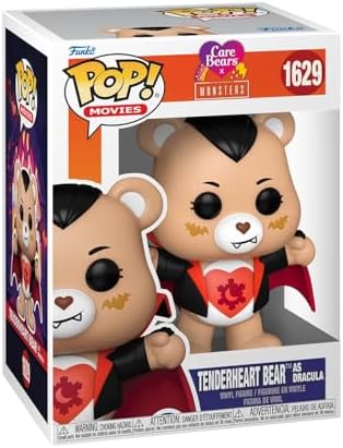 Funko POP Movies Universal Monsters x Care Bears - Tender Heart Bear As Dracula - Collectable Vinyl Figure