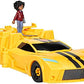 Transformers EarthSpark Spin Changer Bumblebee 8-Inch Action Figure with Mo Malto 2-Inch