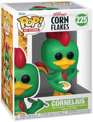 Funko Pop Ad Icons Kellogg's - Corn Flakes Cornelius Corny Rooster - Collectable Vinyl Figure
