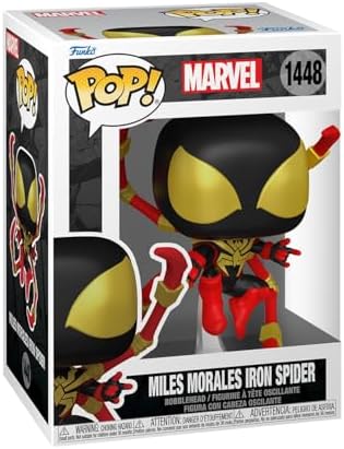 Funko POP Marvel Spider-Man Comics - Miles Morales Iron Spider - 16 Odds for Rare Chase Variant - Marvel Comics - Collectable Vinyl Figure