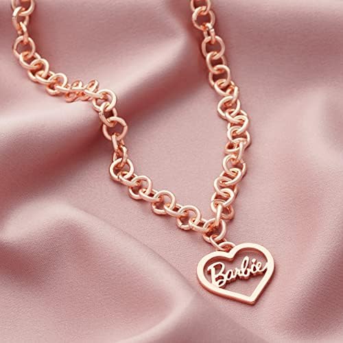 Barbie Round Link Heart Necklace