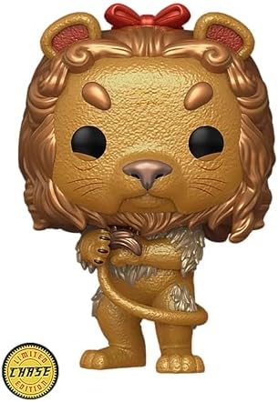 Funko POP Movies The Wizard of Oz - Cowardly Lion - 16 Odds for Rare Chase Variant - Flocked - Collectable Vinyl Figure