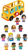 Fisher-Price Little People Toddler Toy School Bus Musical Push-Along Vehicle