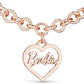 Barbie Round Link Heart Necklace